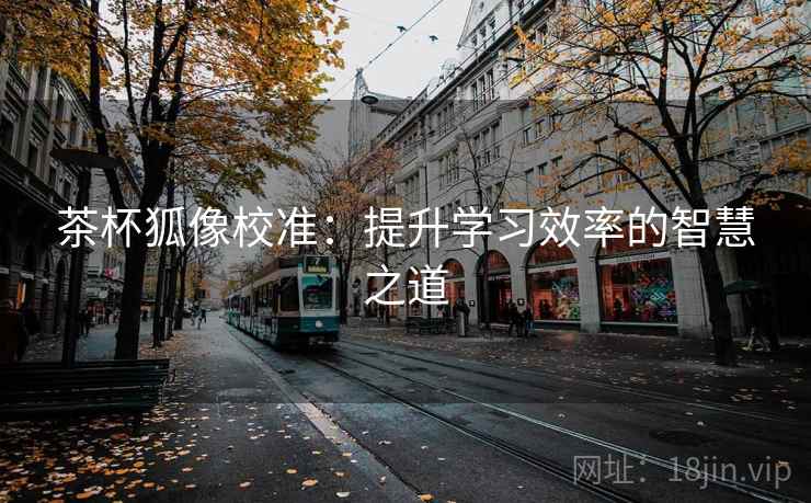 茶杯狐像校准:提升学习效率的智慧之道