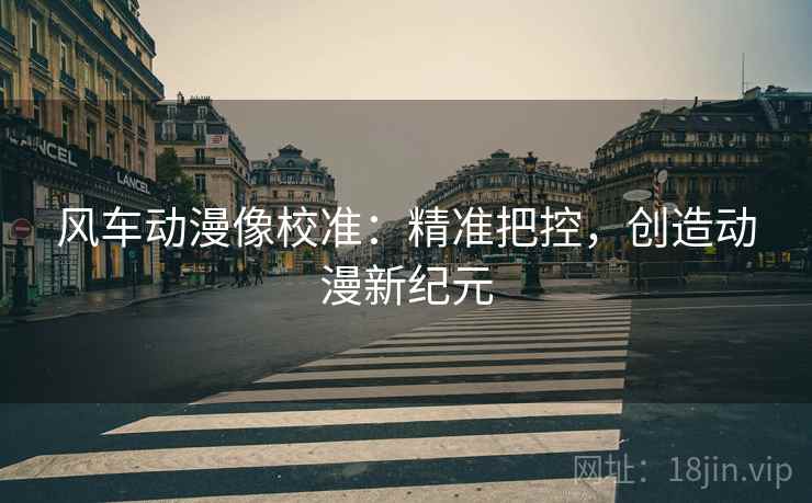 风车动漫像校准:精准把控,创造动漫新纪元